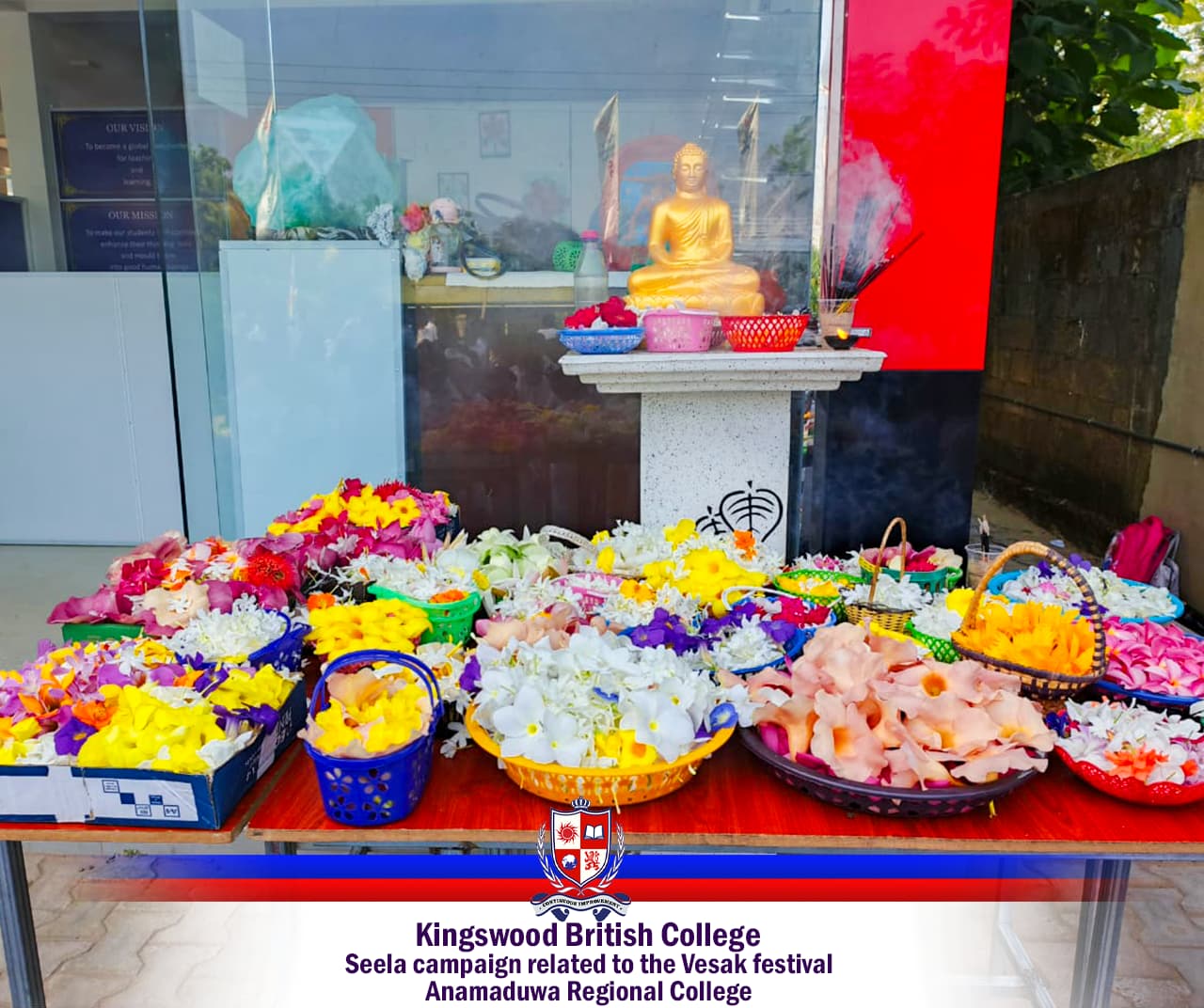 Seela Campaign 2025 – Vesak Festival Celebration at Kingswood British College, Anamaduwa Branch 2