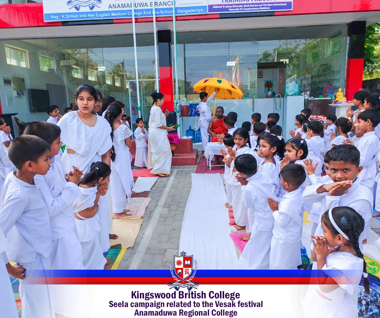 Seela Campaign 2025 – Vesak Festival Celebration at Kingswood British College, Anamaduwa Branch 3